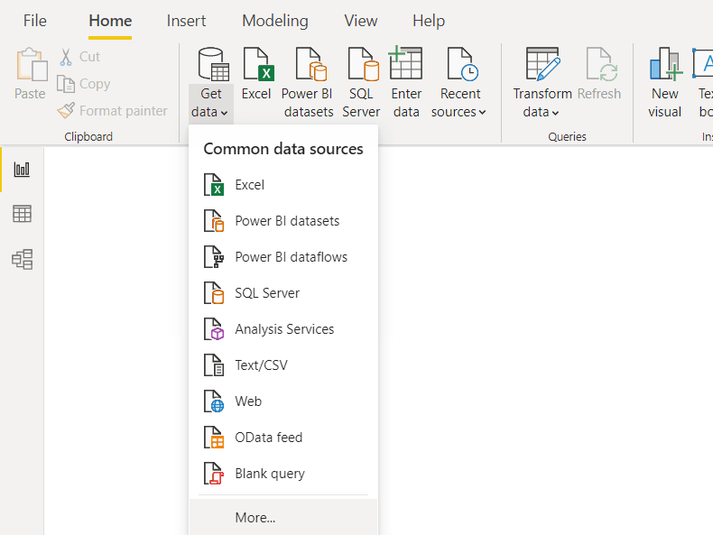 MongoDB to Power BI: Get Data
